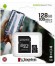 MEMORIA MICROSD 128Gb CLASS10 100MBs + ADAPTADOR SD KINGSTON