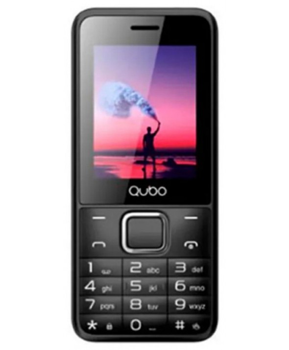 TELEFONO MOVIL QUBO 2.4" 2 SIMM 32Mb 2500mAH NEGRO