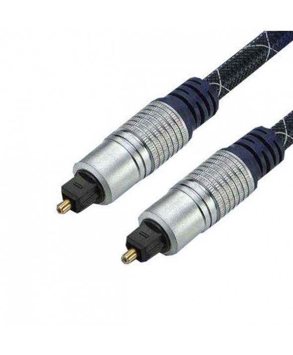 CONEXION FIBRA OPTICA HT TOSLINK M/M CABLE 0.5m