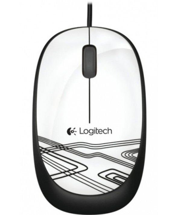 RATON LOGITECH Usb NEGRO/BLANCO BLISTER