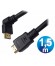 CONEXION HDMI M/M 30AWG CODO V1.4 CABLE 1.5 m