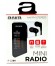 RADIO MINI BOLSILLO CON CASCOS AIWA NEGRA