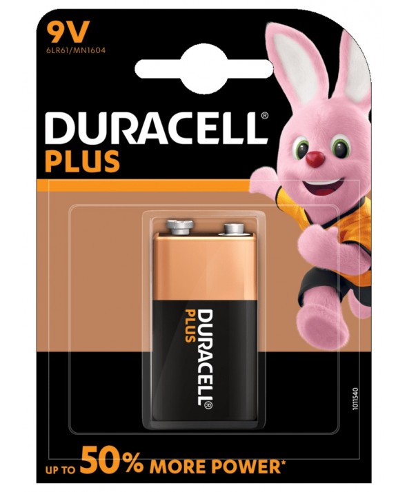 PILA ALCALINA LR-9 DURACELL PLUS POWER NM1604 1 UNIDAD