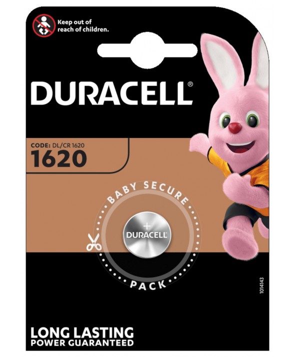 PILA LITIO CR1620 DURACELL BLISTER DE 1 UNIDAD