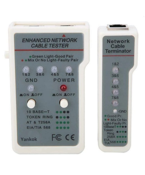 MINI TESTER ANALOGICO PARES CABLE RJ45 