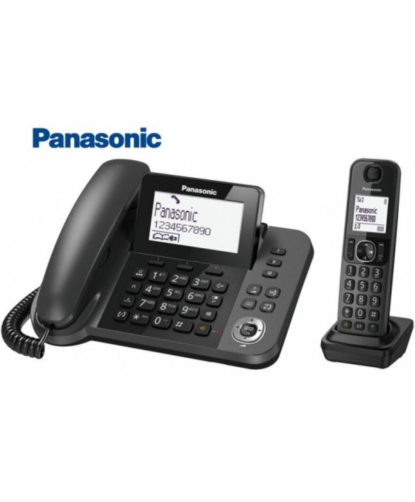 TELEFONO PANASONIC 2 EN 1 KX-TGF310 NEGRO