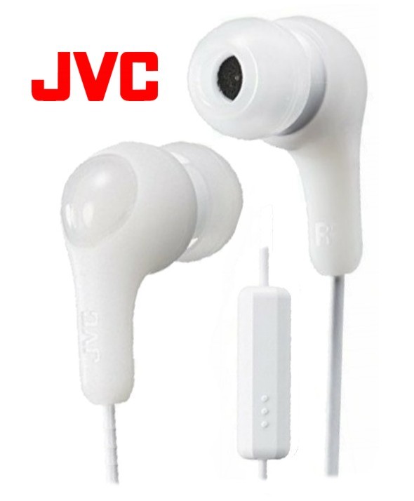 AURICULAR BOTON MANOS LIBRES JVC GUMY PLUS BLANCO