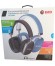 AURICULAR DIADEMA BLUETOOTH ILUMINADO MANOS LIBRES MicroSD ELCO AZUL