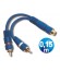 CONEXION AUDIO 1 RCA H A 2 RCA M CABLE 0.15m