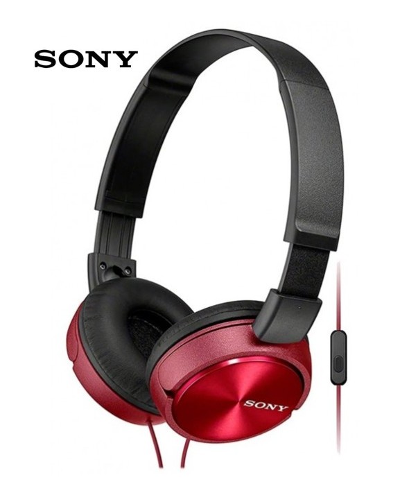 AURICULAR DIADEMA SONY MANOS LIBRES MDRZX310APL ROJO