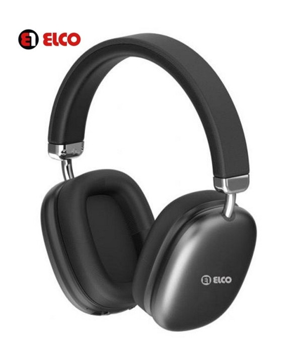 AURICULAR DIADEMA BLUETOOTH ILUMINADO MANOS LIBRES MicroSD ELCO NEGRO