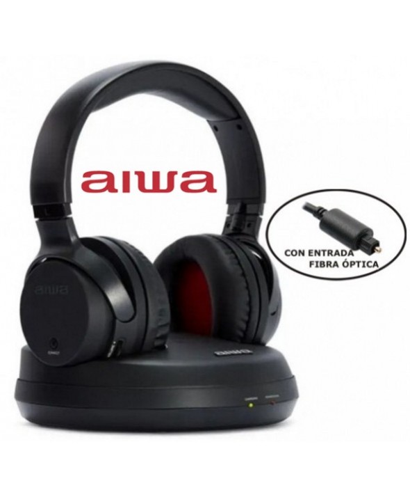 AURICULAR INALAMBRICO TV RECARGABLE CON ENTRADA OPTICO AIWA