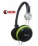 AURICULAR ELCO DIADEMA PD1047B ø40mm NEGRO/VERDE