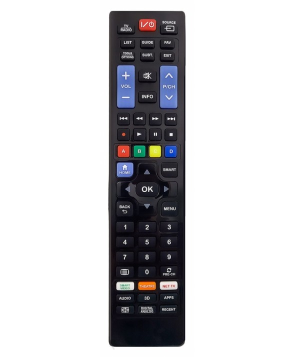 MANDO UNIVERSAL 5 EN 1 LG/SON/SAM/PAN/PH SUPERIOR