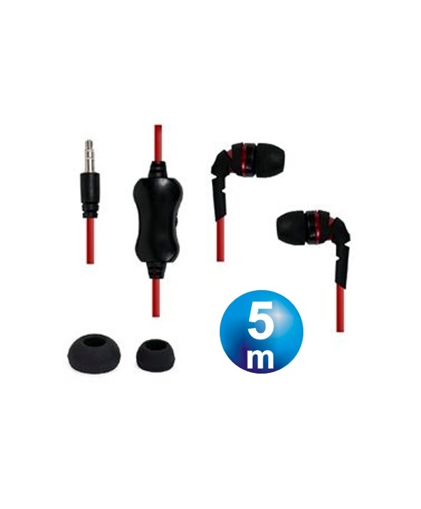 AURICULAR INTRAOIDO TV CABLE 5M REG.SONID.KOOLTECK