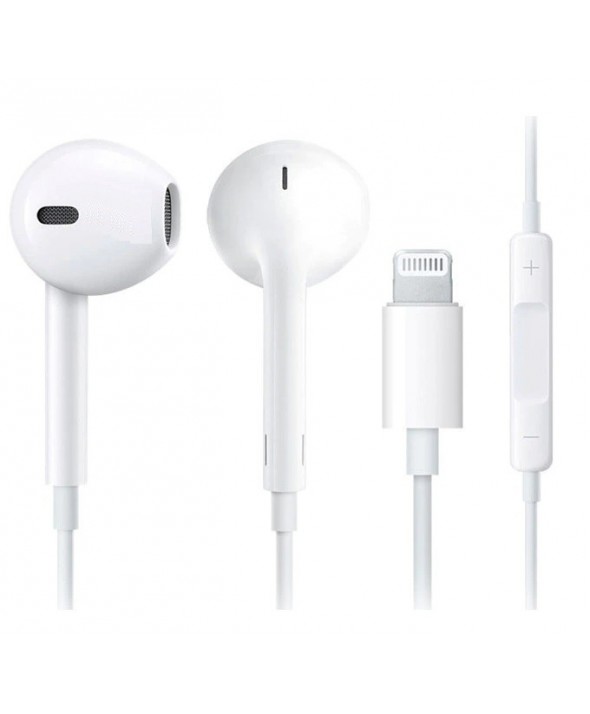AURICULAR BOTON M/L LIGHTNING BLANCO FIESTA 