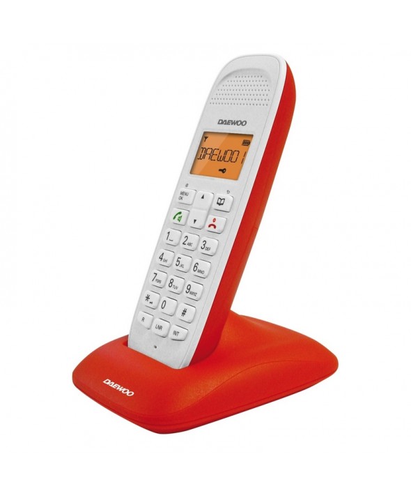 TELEFONO INALAMBRICO DECT DAEWOO ROJO