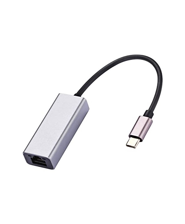 ADAPTADOR Usb TIPO C MACHO A RJ45 0.1 DIMELEC