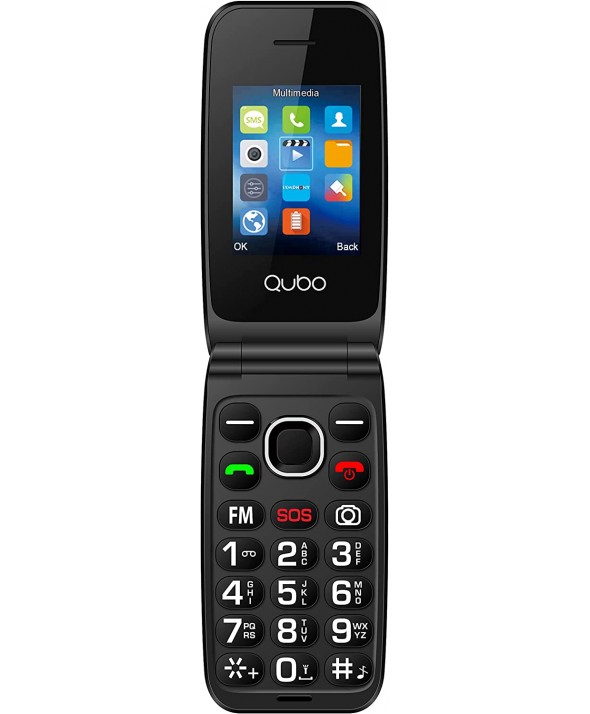 TELEFONO MOVIL CON TAPA 2.4″ QUBO NEO