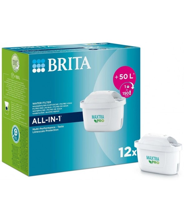 12 FILTROS CARBONICOS PRO-ALL IN ONE BRITA