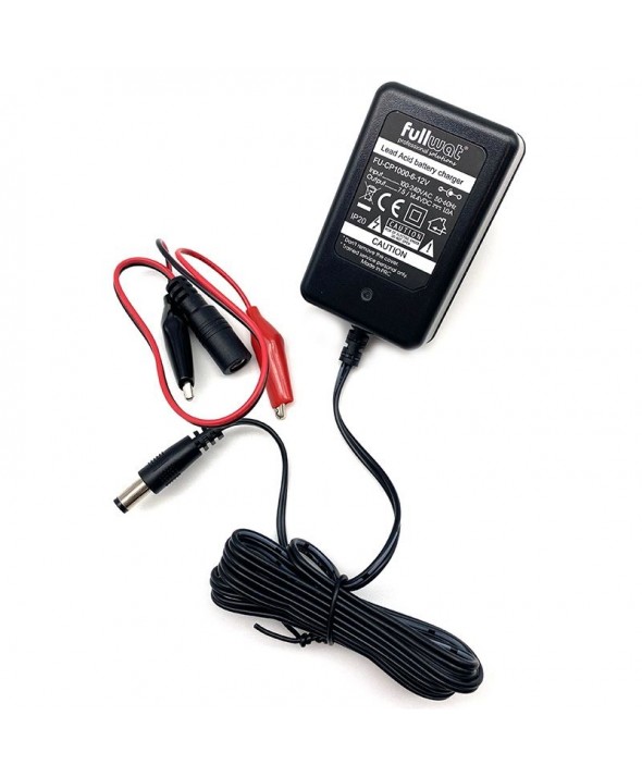 CARGADOR BATERIA PLOMO 6V-12V 1000 mAH 